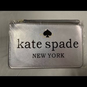 Kate Spade Silver Wristlet